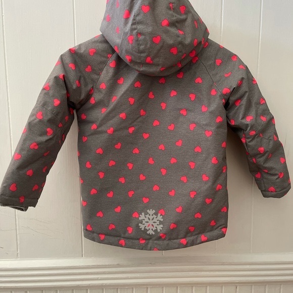 H&M Heart Print Snow Jacket - Picture 4 of 8